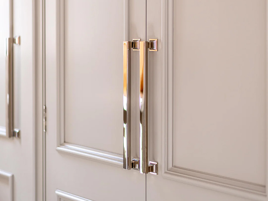 Мебельная ручка-скоба Armac Martin Jefferson 176 мм полированный хром