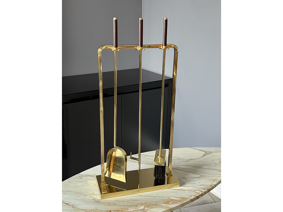 Каминный набор FURNITEK FG-05028 полированная латунь