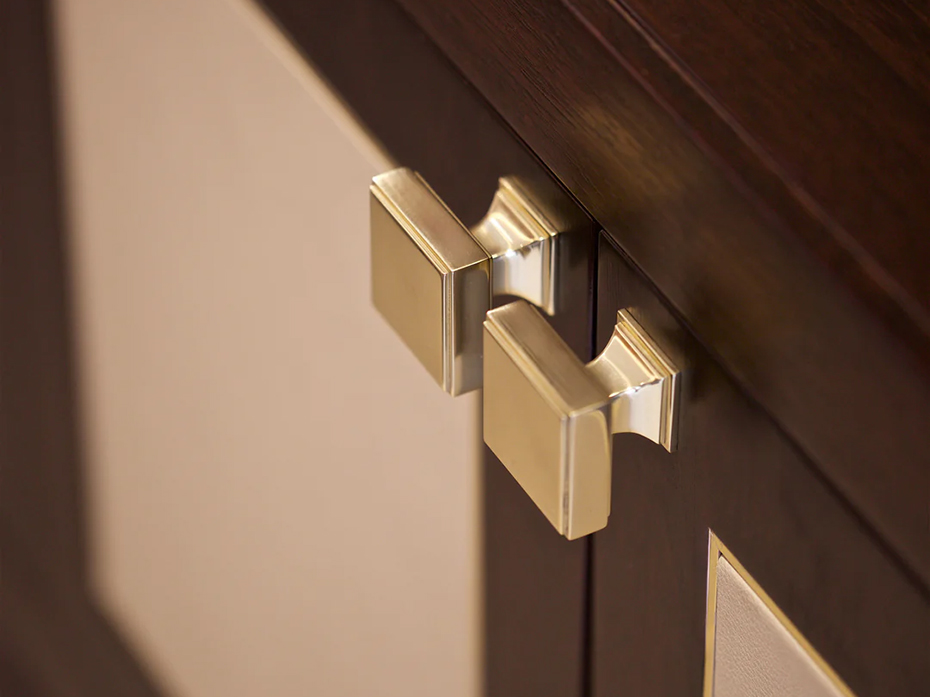 Мебельная ручка-кноб Armac Martin Jefferson 32мм полированный хром