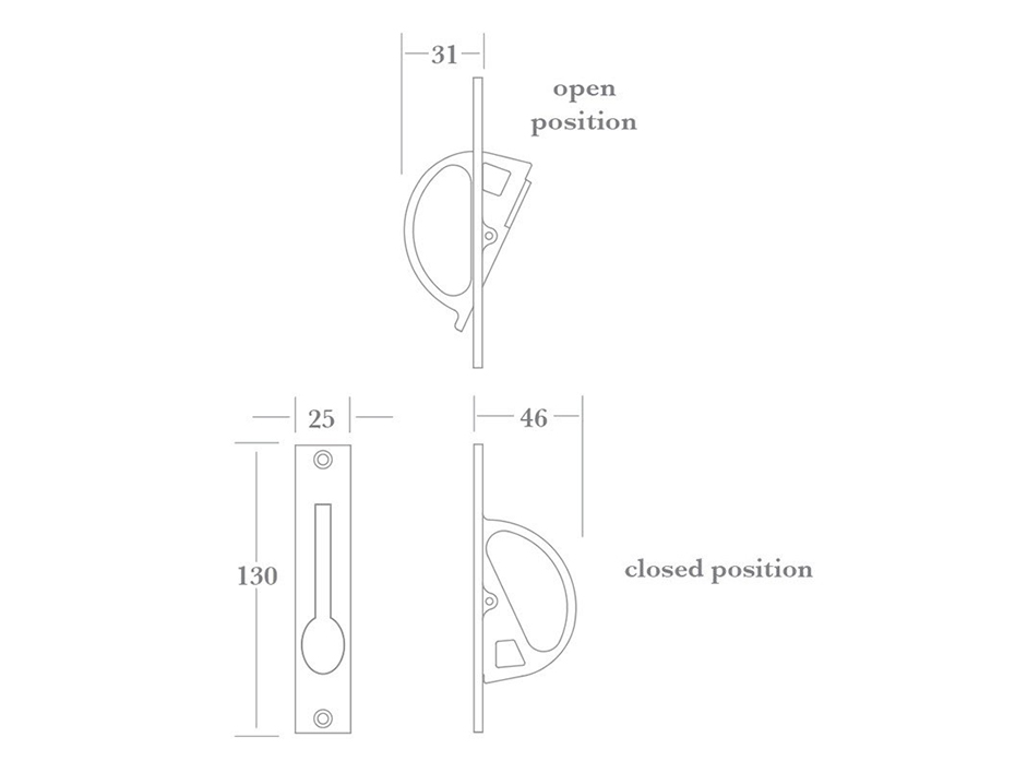 Торцевая ручка Frank Allart 4377 PBL полированная латунь